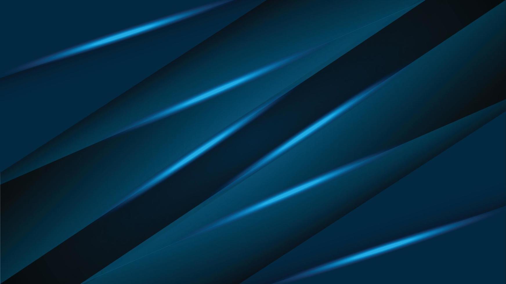 Blue black abstract background geometry shine and layer element. for website, poster, brochure, presentation template etc vector