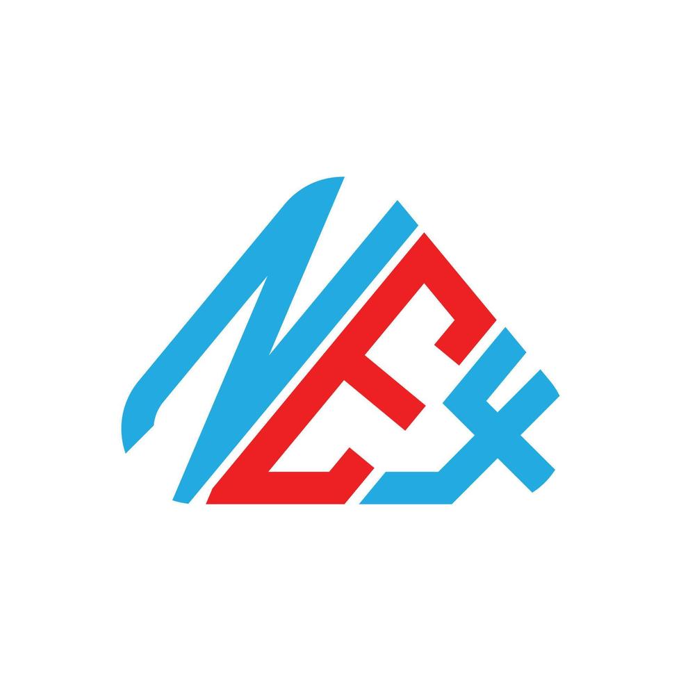 NEX letter logo creative design with vector graphic, NEX simple and modern logo.