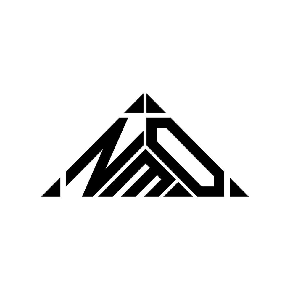 NMO letter logo creative design with vector graphic, NMO simple and modern logo.