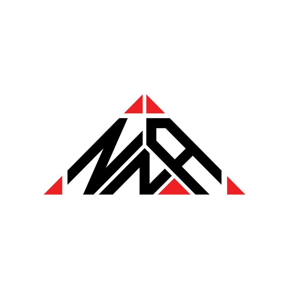 diseño creativo del logotipo de la letra nna con gráfico vectorial, logotipo simple y moderno de nna. vector