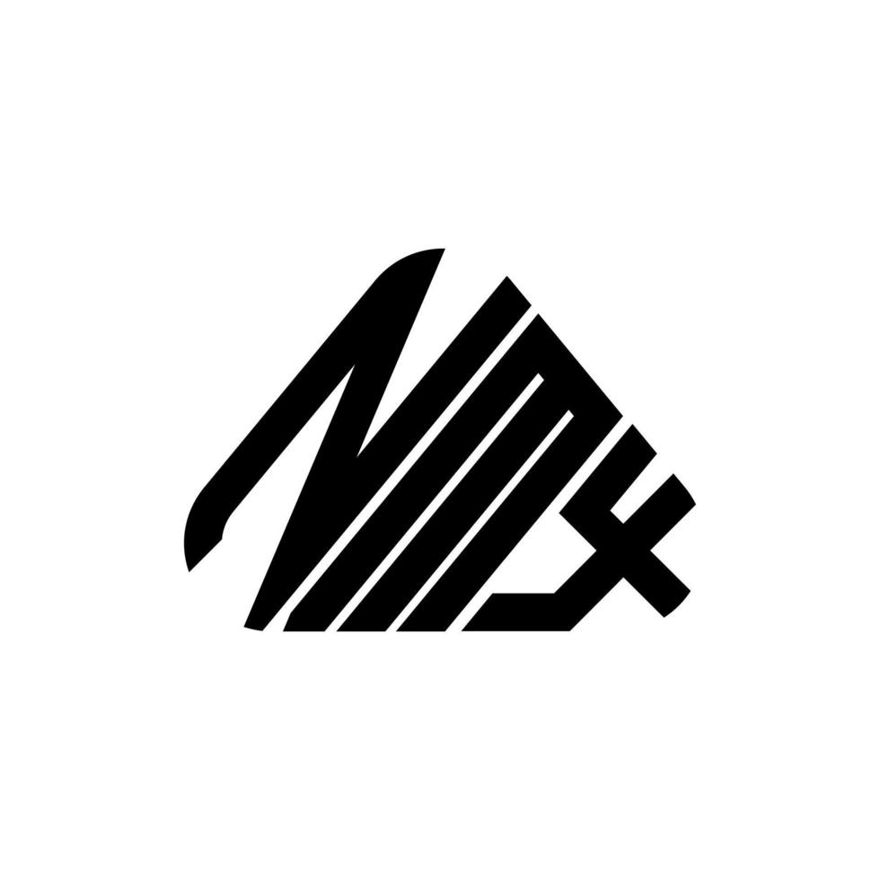 NMX letter logo creative design with vector graphic, NMX simple and modern logo.