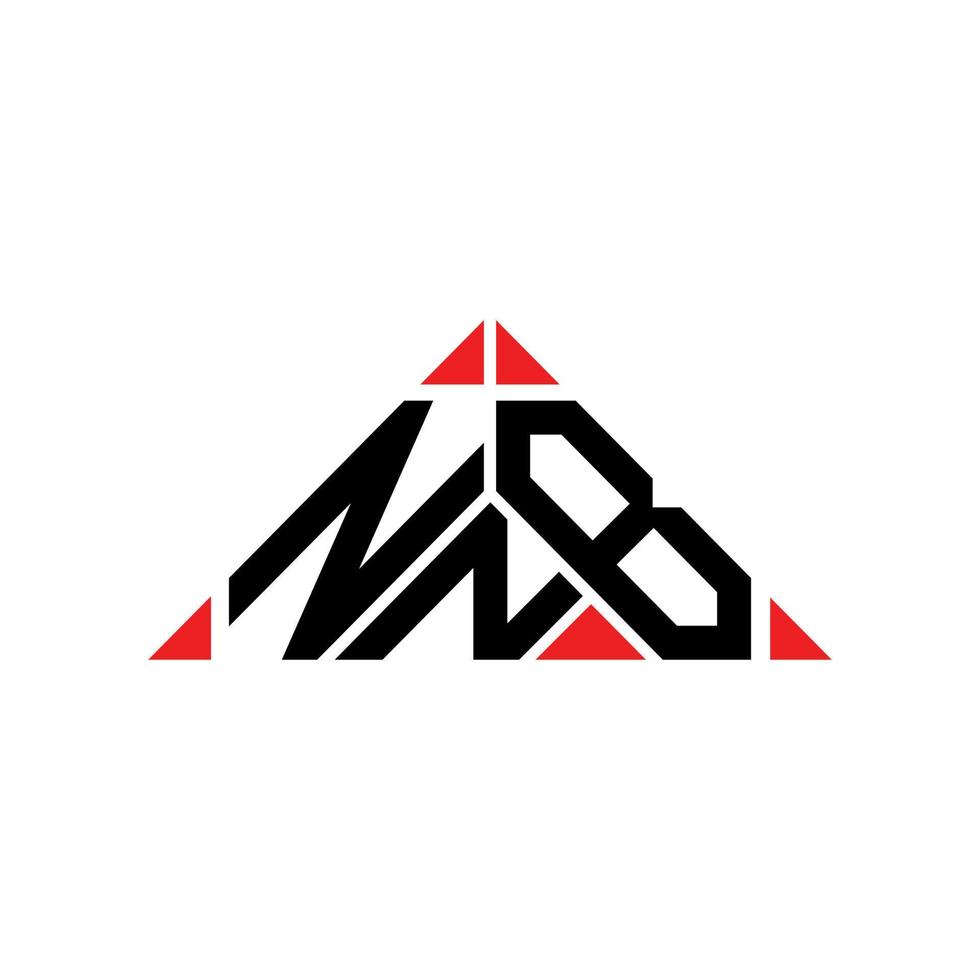 Diseño creativo del logotipo de la letra nnb con gráfico vectorial, logotipo simple y moderno de nnb. vector