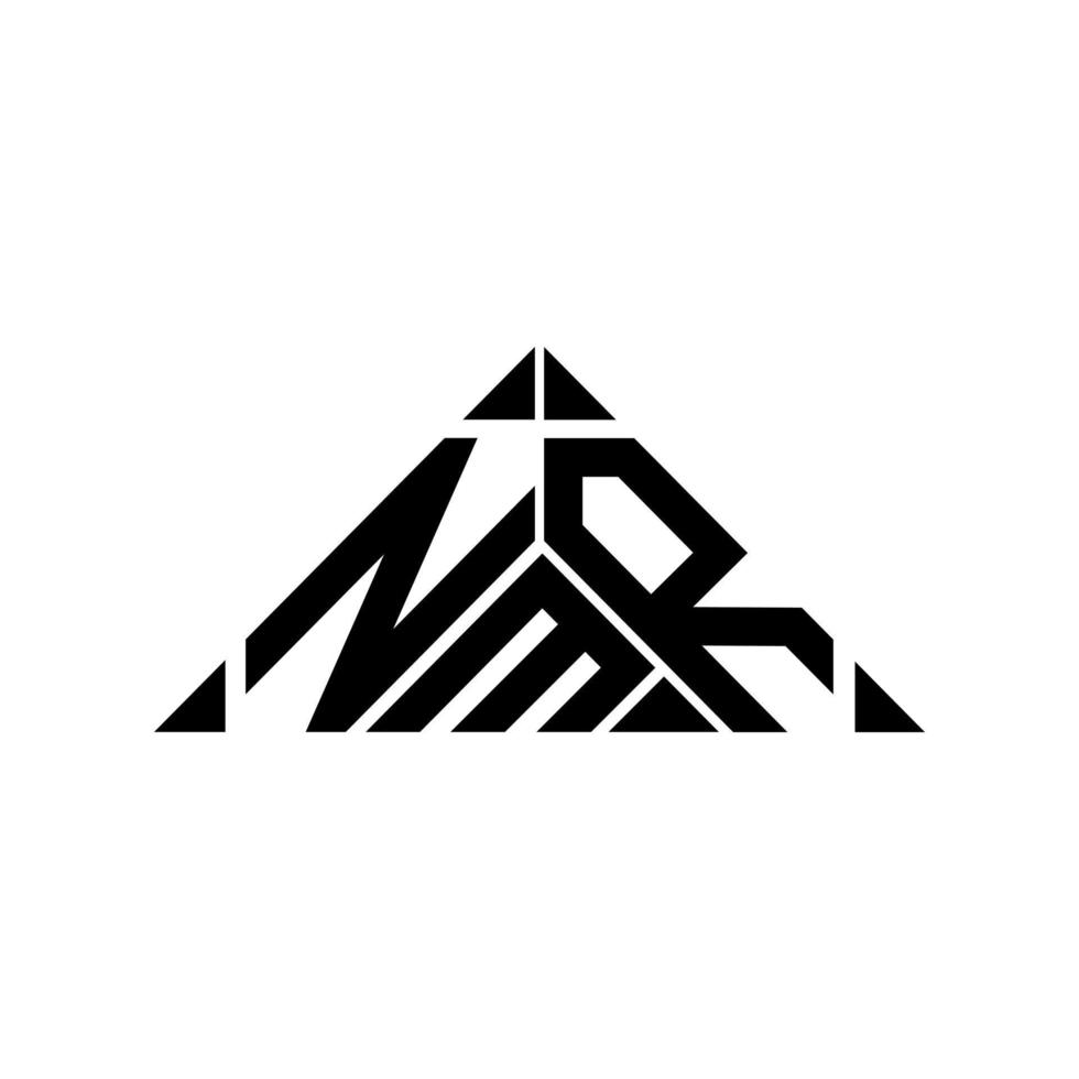 NMR letter logo creative design with vector graphic, NMR simple and modern logo.