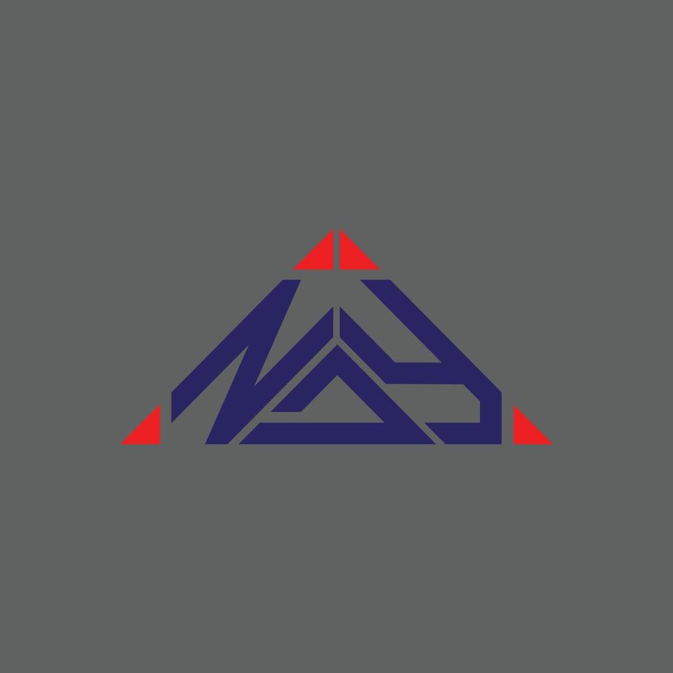 Diseño creativo del logotipo de la letra ndy con gráfico vectorial, logotipo simple y moderno de ndy. vector