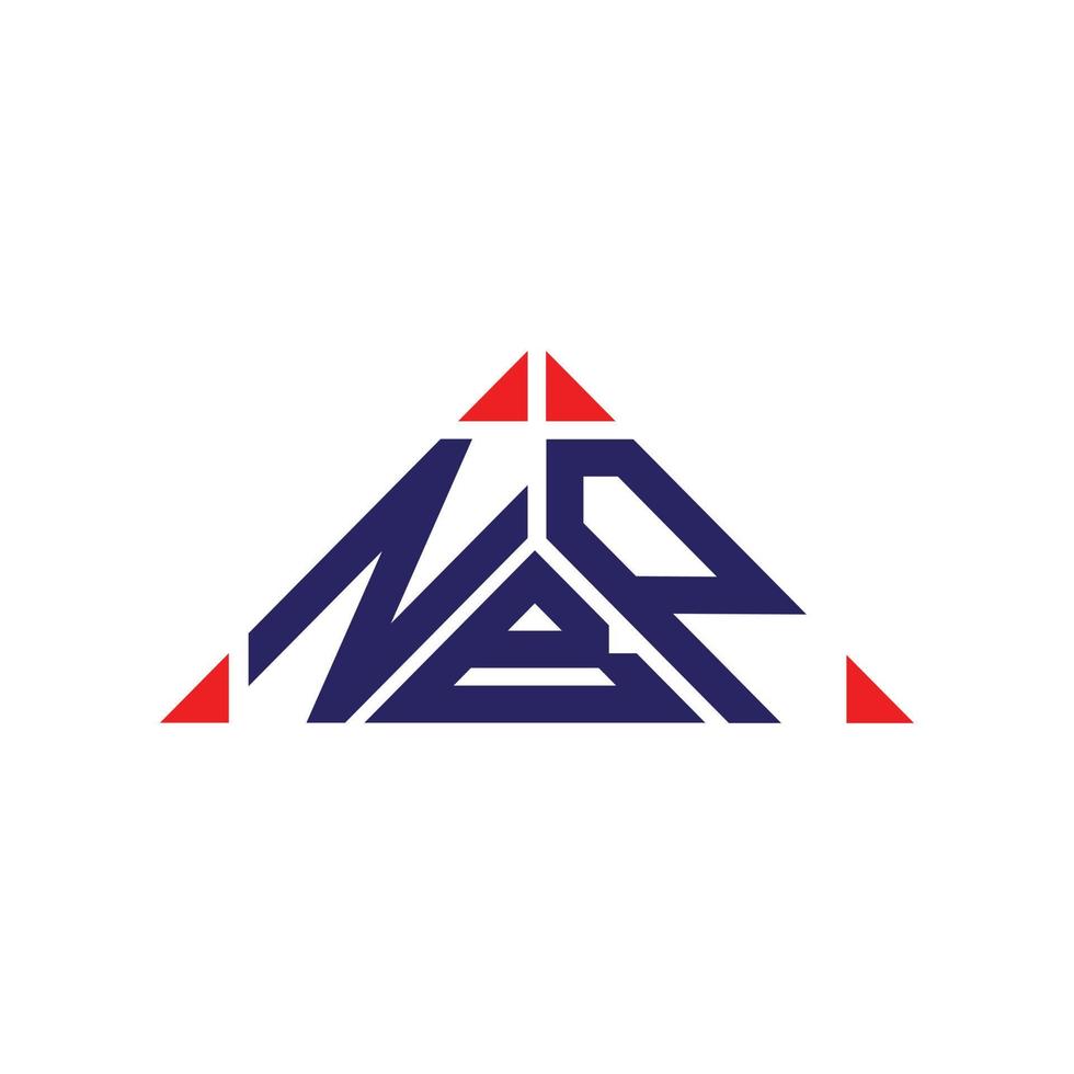 Diseño creativo del logotipo de la letra nbp con gráfico vectorial, logotipo simple y moderno de nbp. vector