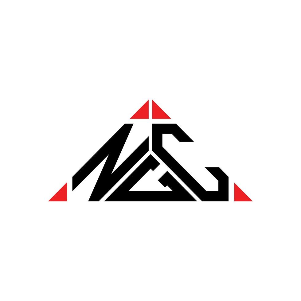 NGC letter logo creative design with vector graphic, NGC simple and modern logo.