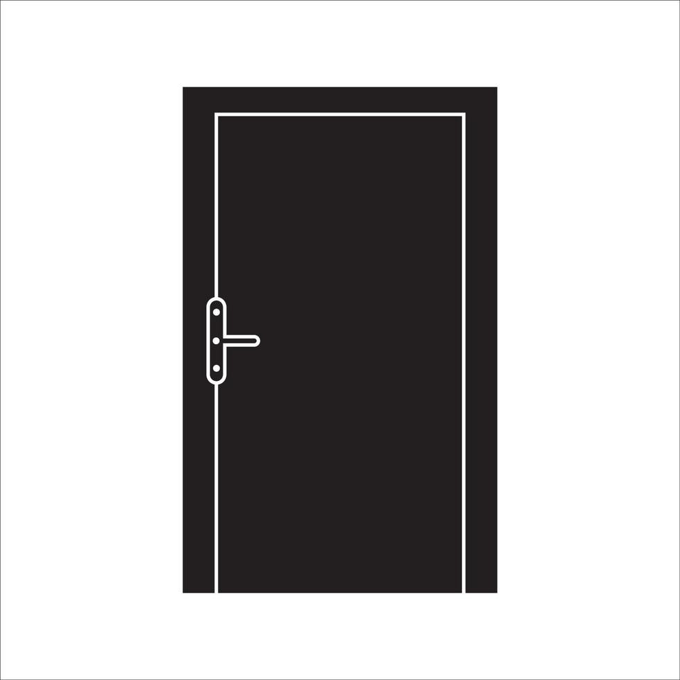 door icon logo vector design