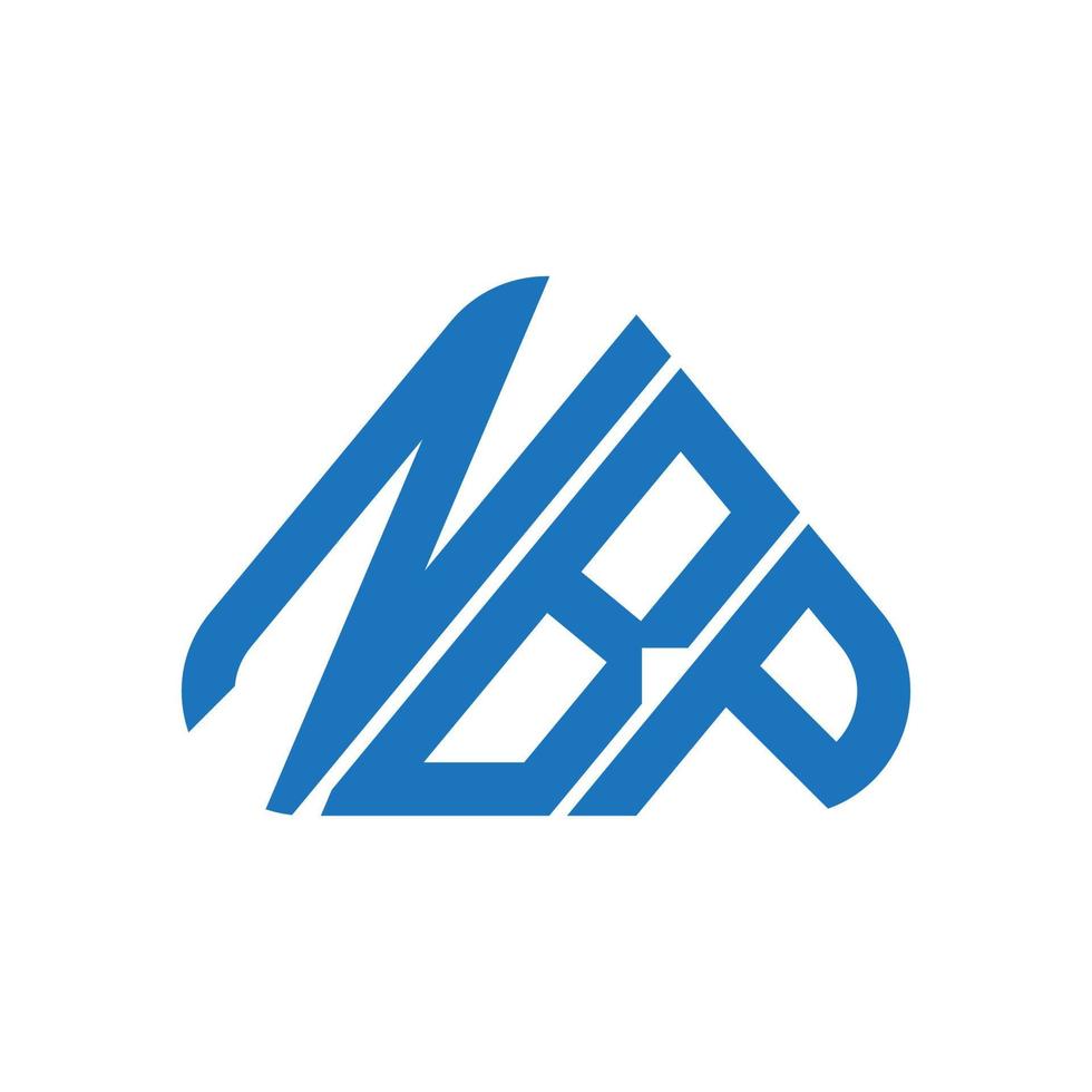 Diseño creativo del logotipo de la letra nbp con gráfico vectorial, logotipo simple y moderno de nbp. vector