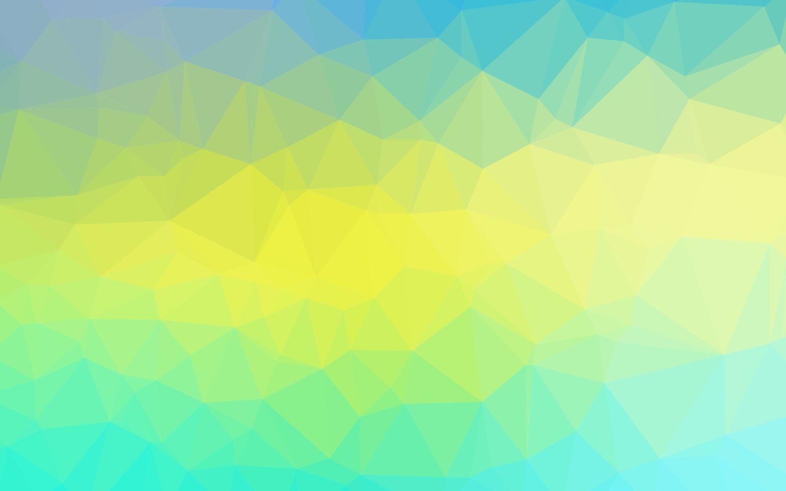 Light Blue, Yellow vector low poly layout.