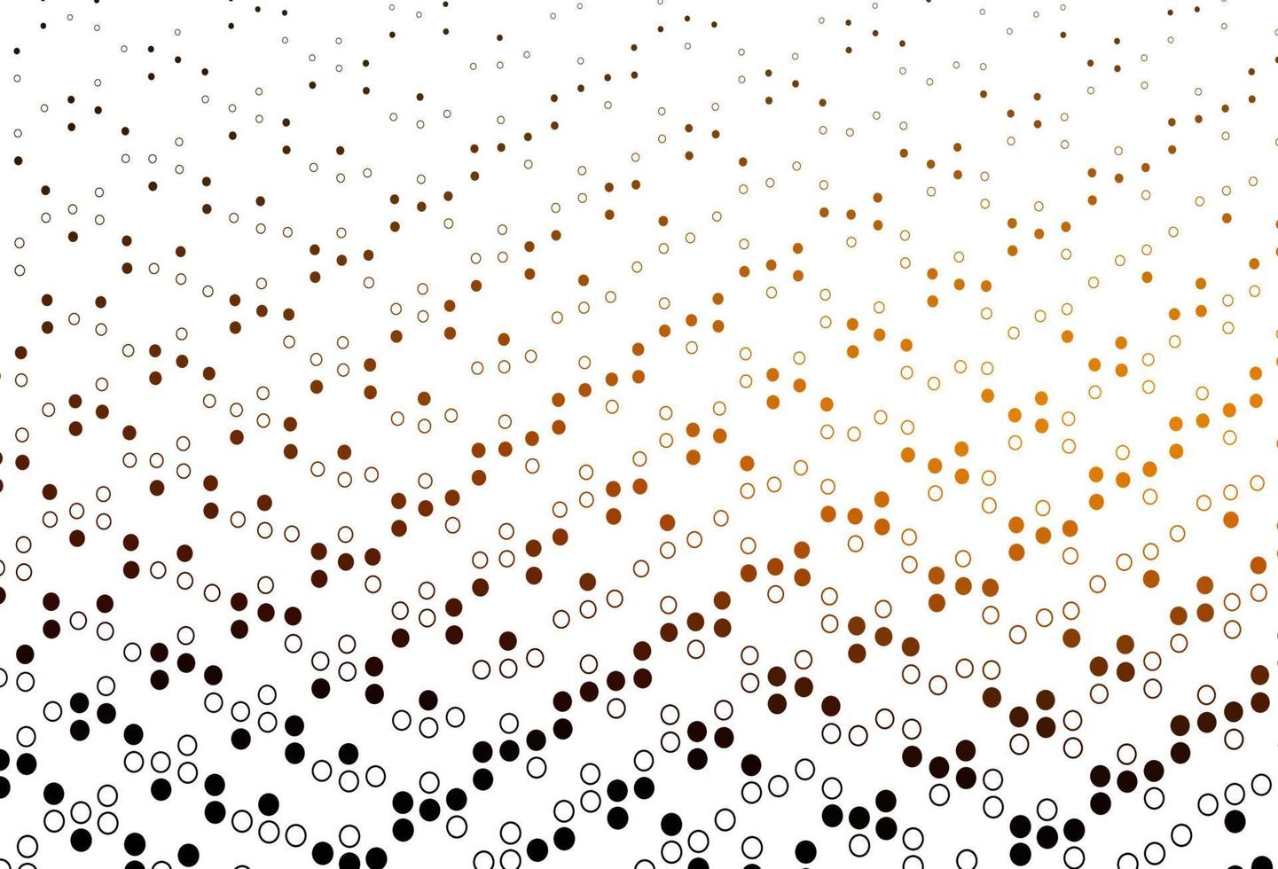 Light Orange vector cover with spots.