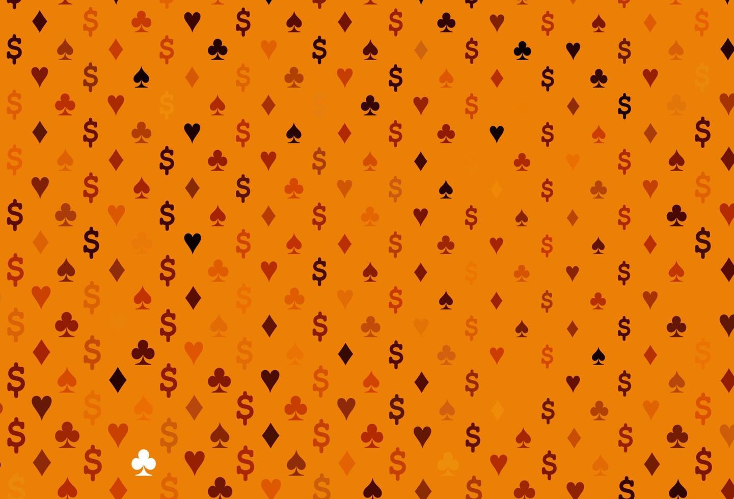 Dark orange vector layout with elements of cards.