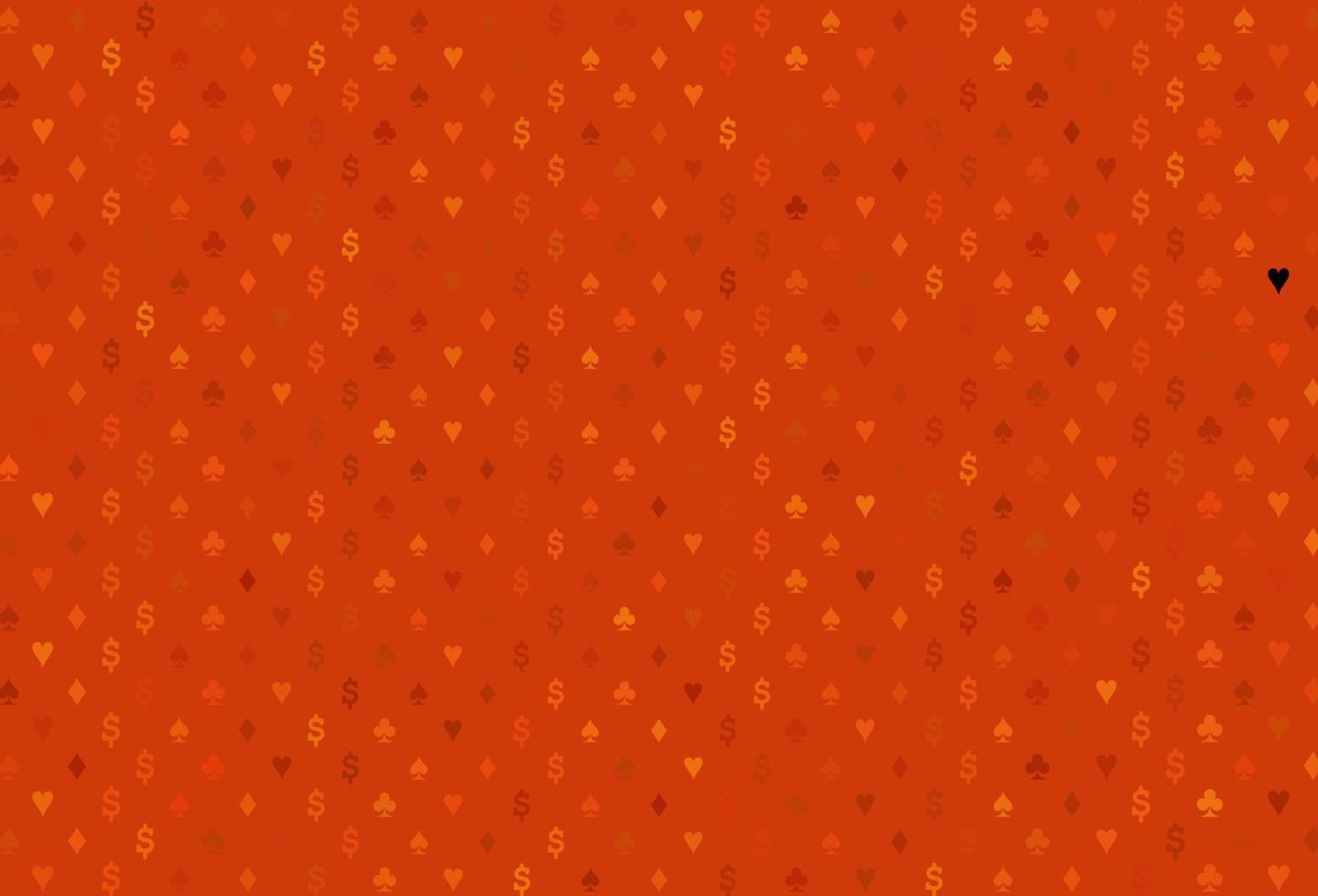 Light orange vector layout with elements of cards.