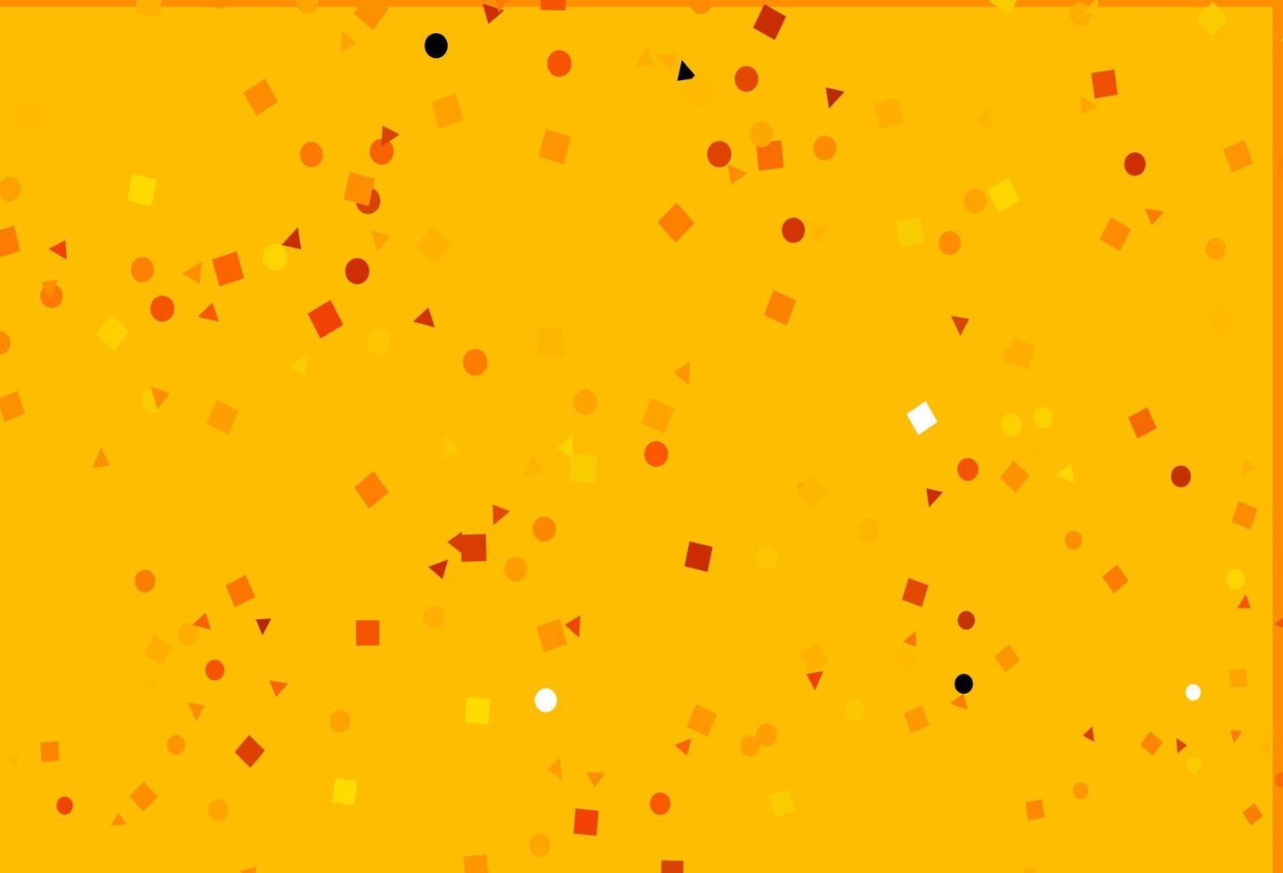 Light Orange vector backdrop with lines, circles, rhombus.