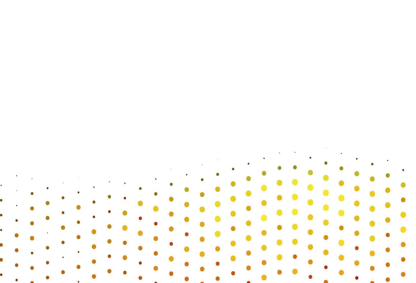 Light Orange vector template with circles.