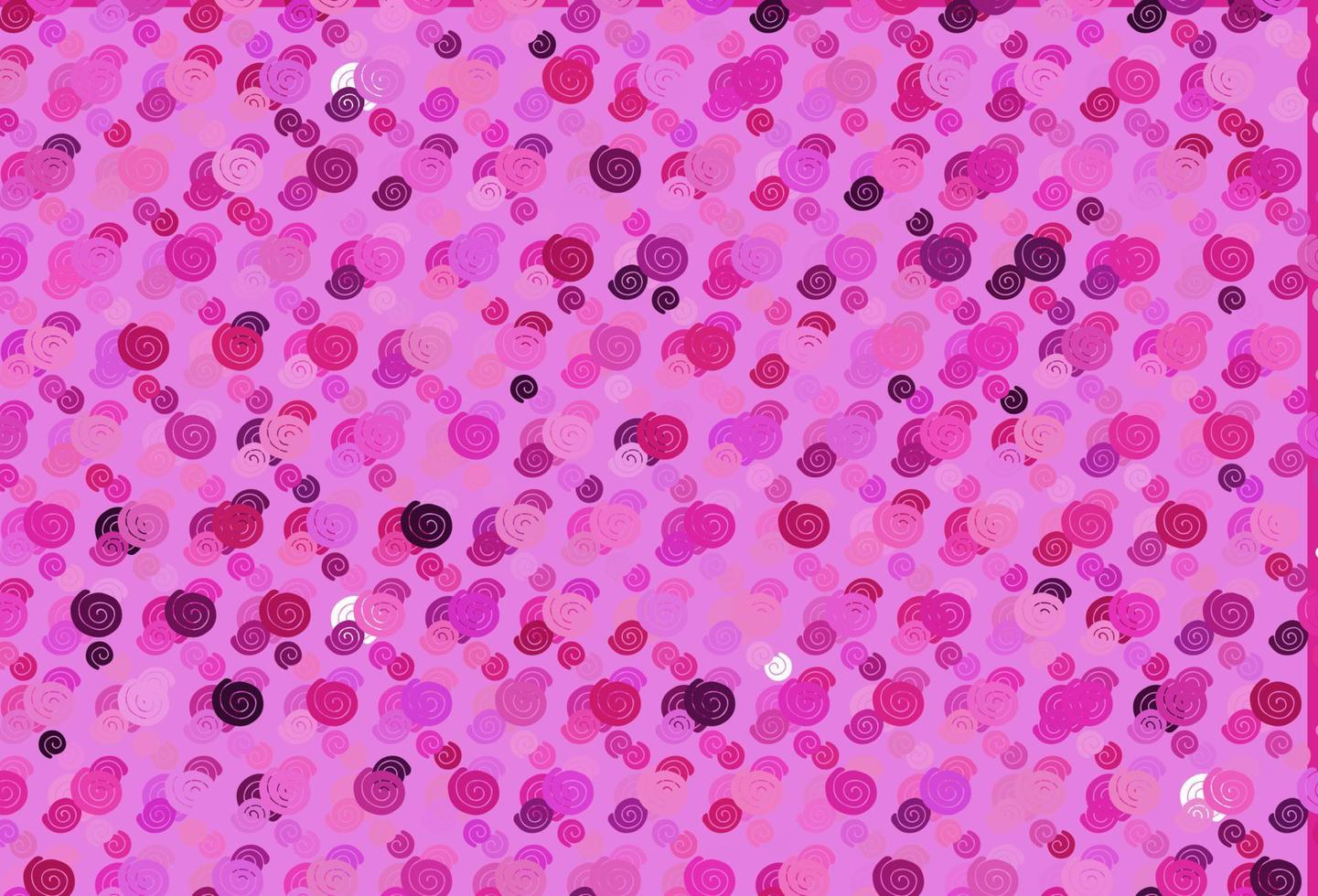 Light Pink vector pattern with lamp shapes.