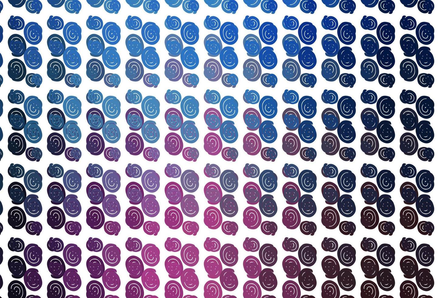 Light Pink, Blue vector pattern with lamp shapes.