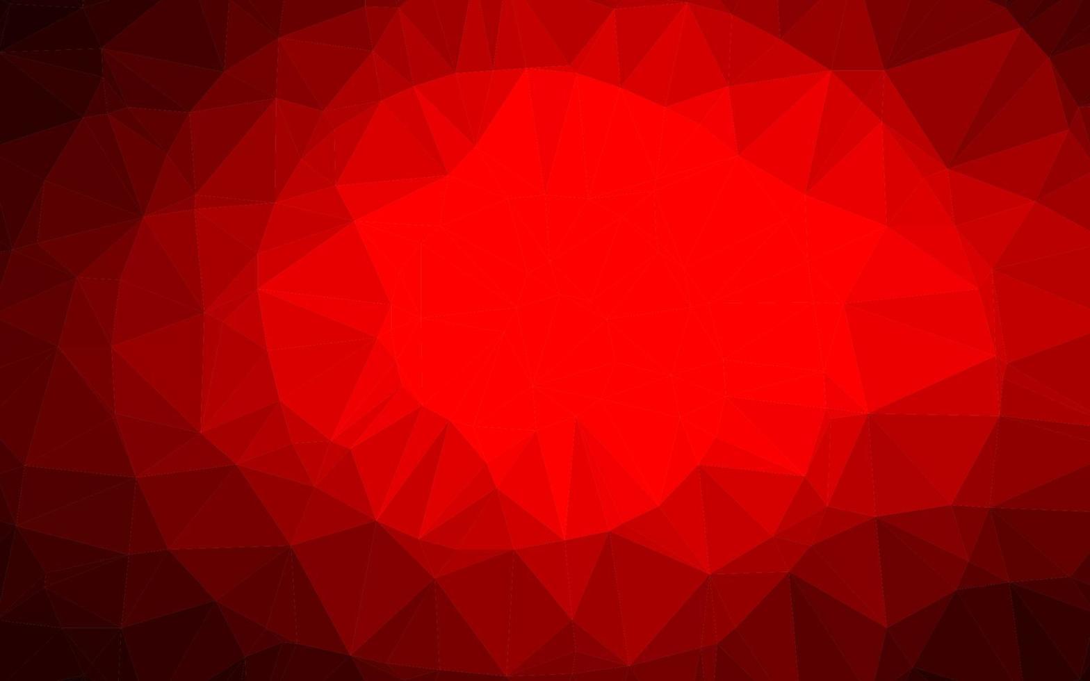 Light Red vector blurry triangle template.