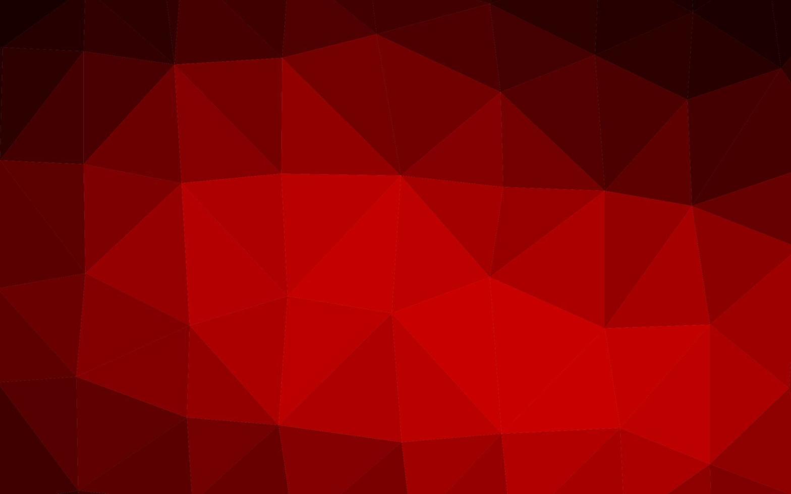 Light Red vector polygon abstract background.
