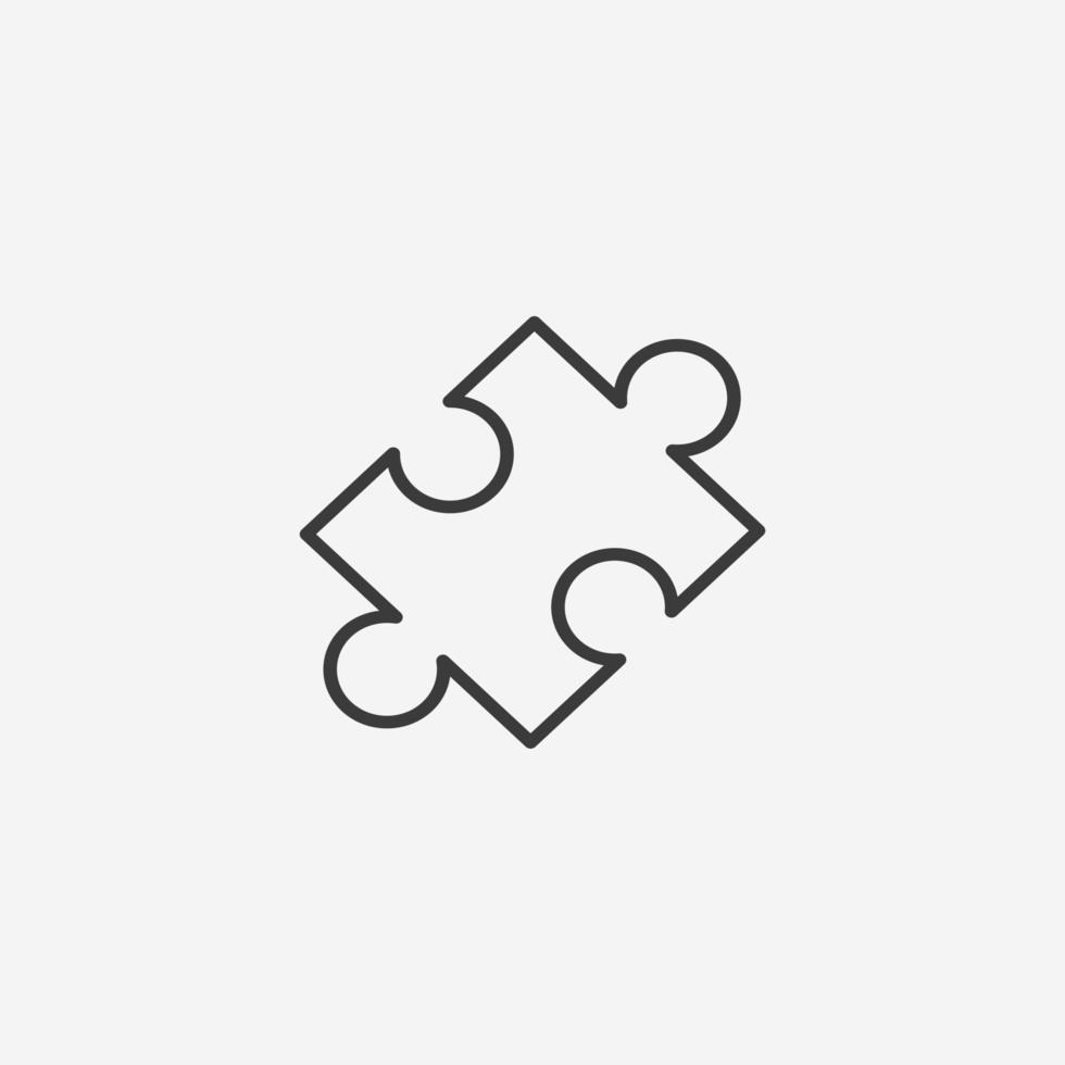 jigsaw, game, puzzle, piece icon vector isolated symbol sign