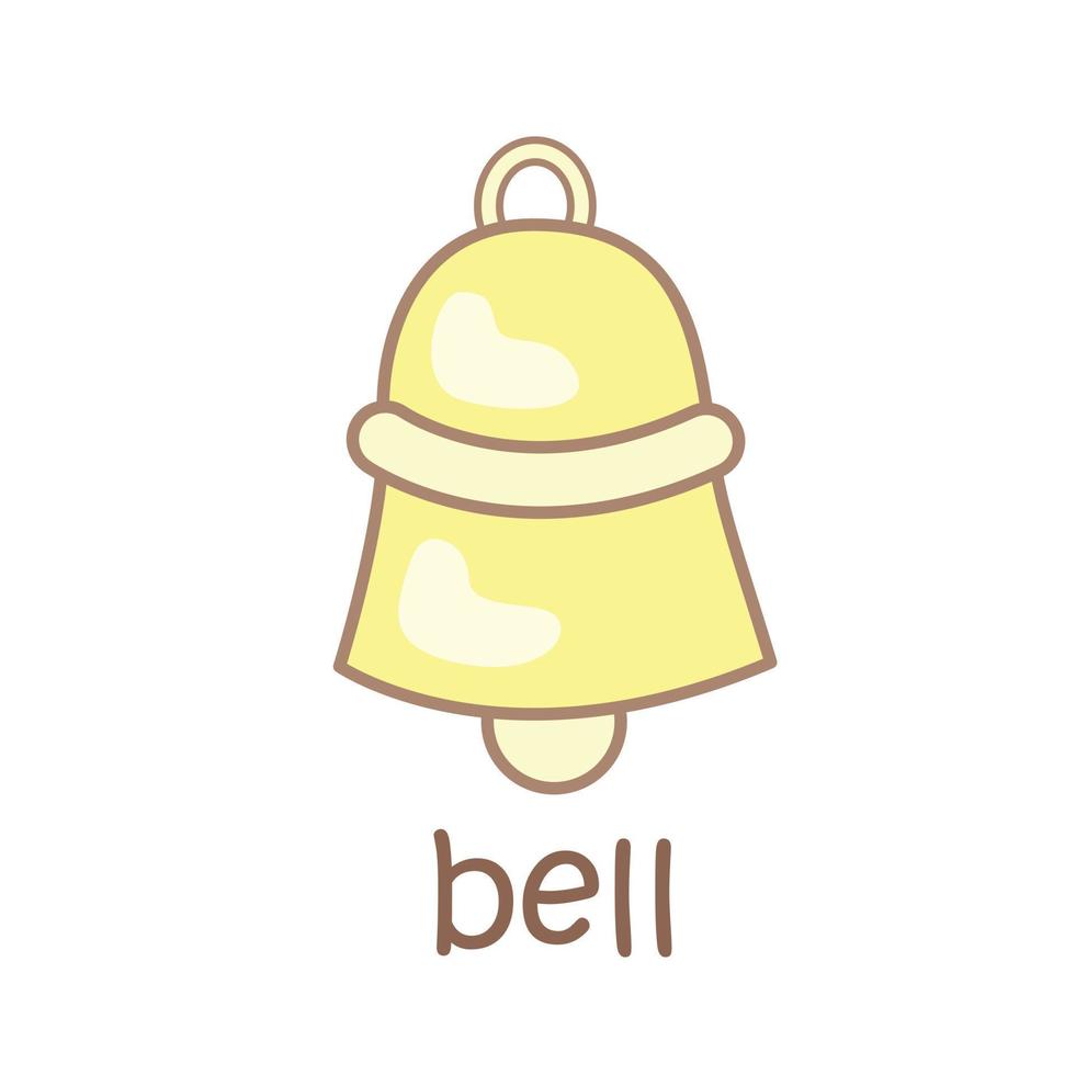 Alphabet B For Bell Illustration Vector Clipart