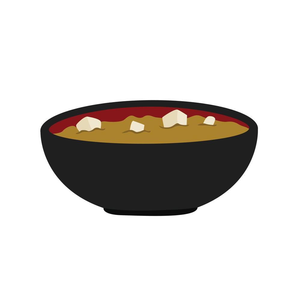 comida japonesa curry arroz ilustración vector clipart