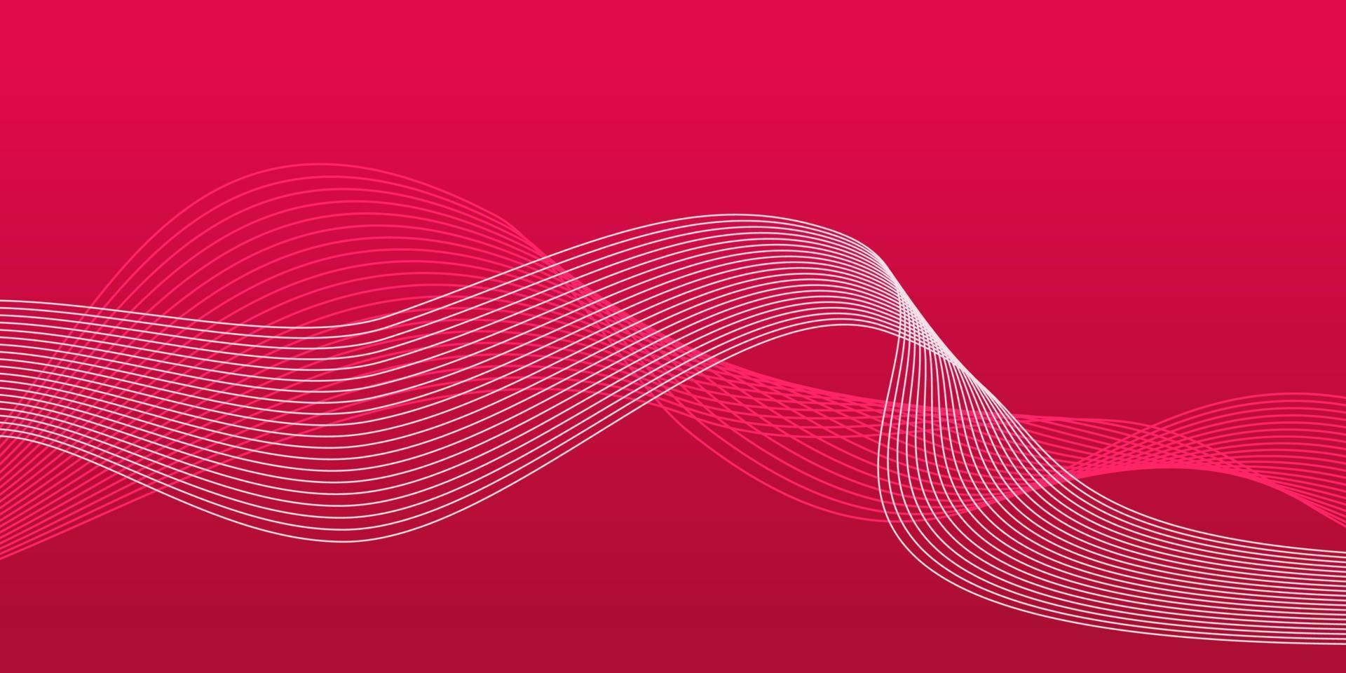 Abstract background with lines color of the year 2023 viva magenta vector illustration