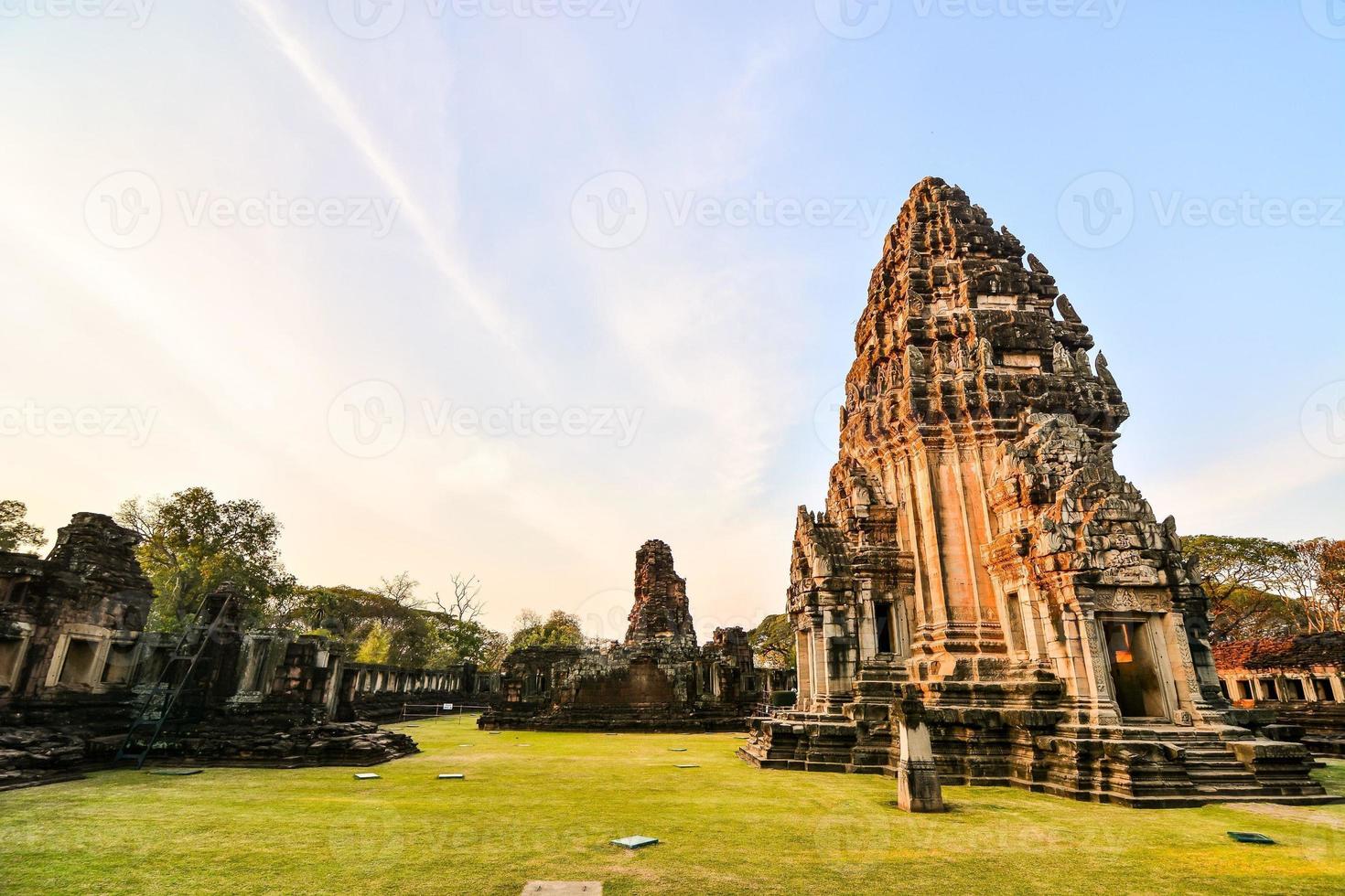 Ancient Buddhist temple in East Asia photo