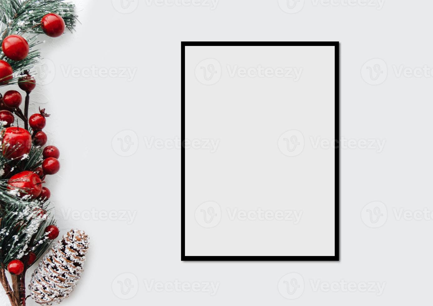 Black Interior frame mockup photo