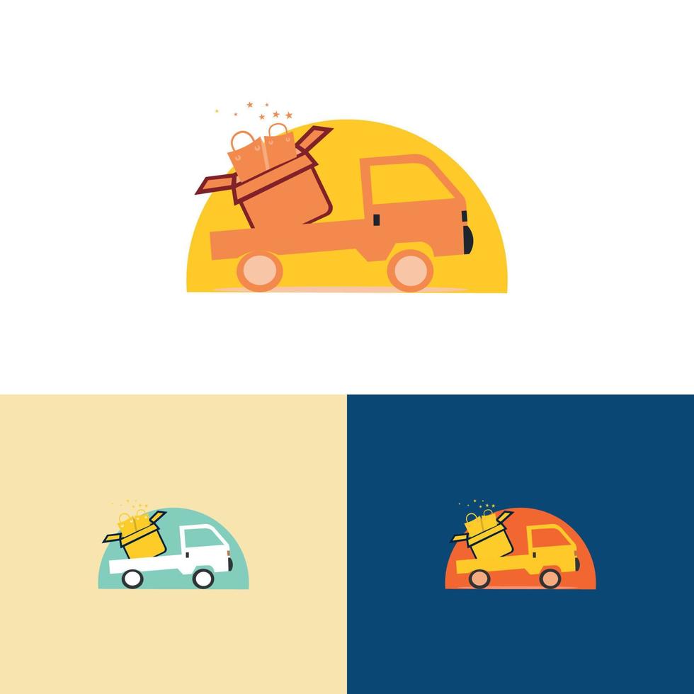 Fast delivery truck icon. Fast shipping. Design for website and mobile apps. vector