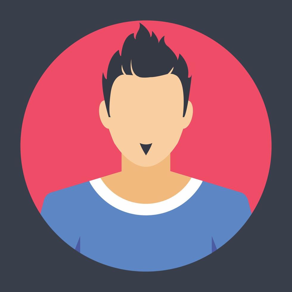 Trendy Stylish Man vector