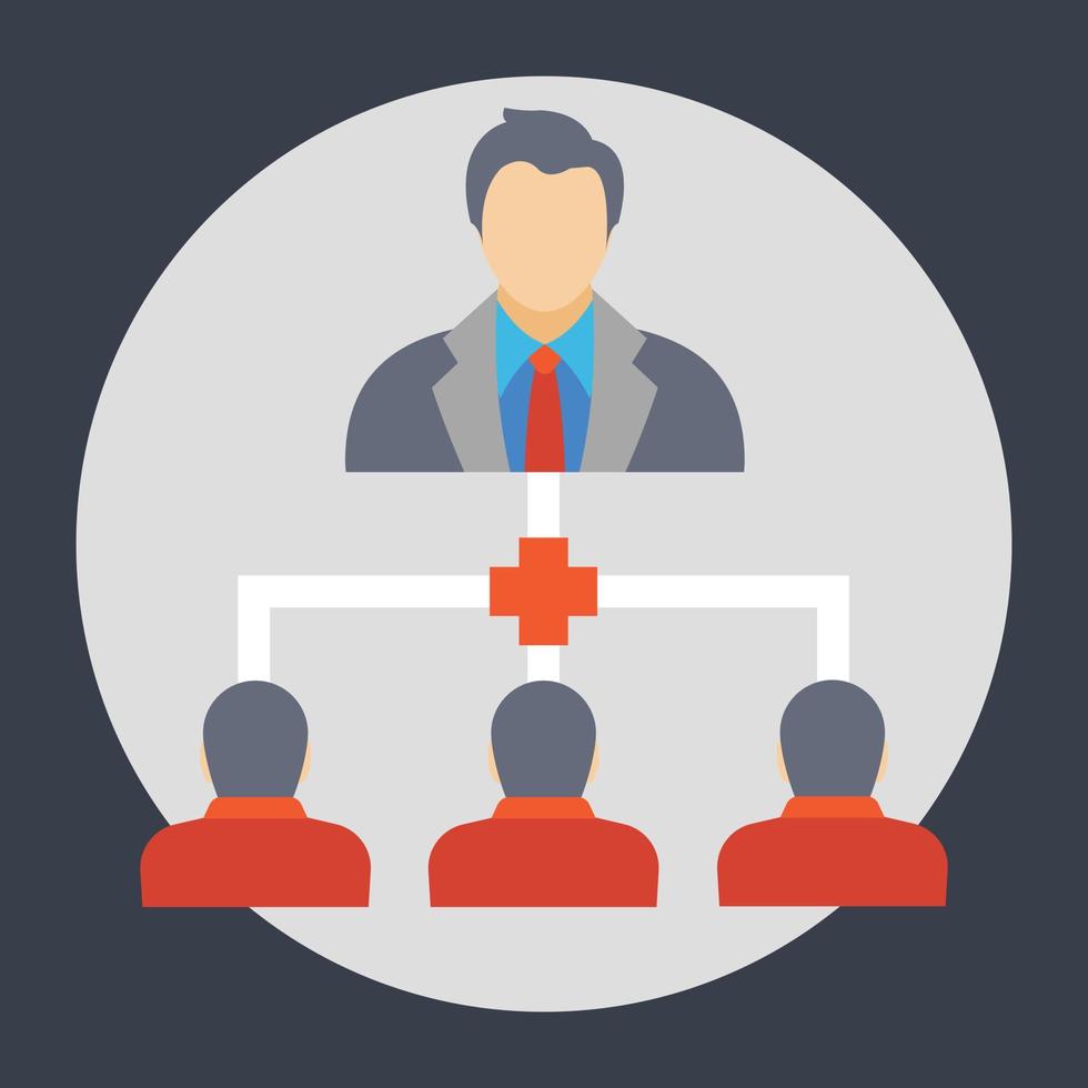 Trendy Business Meeting vector