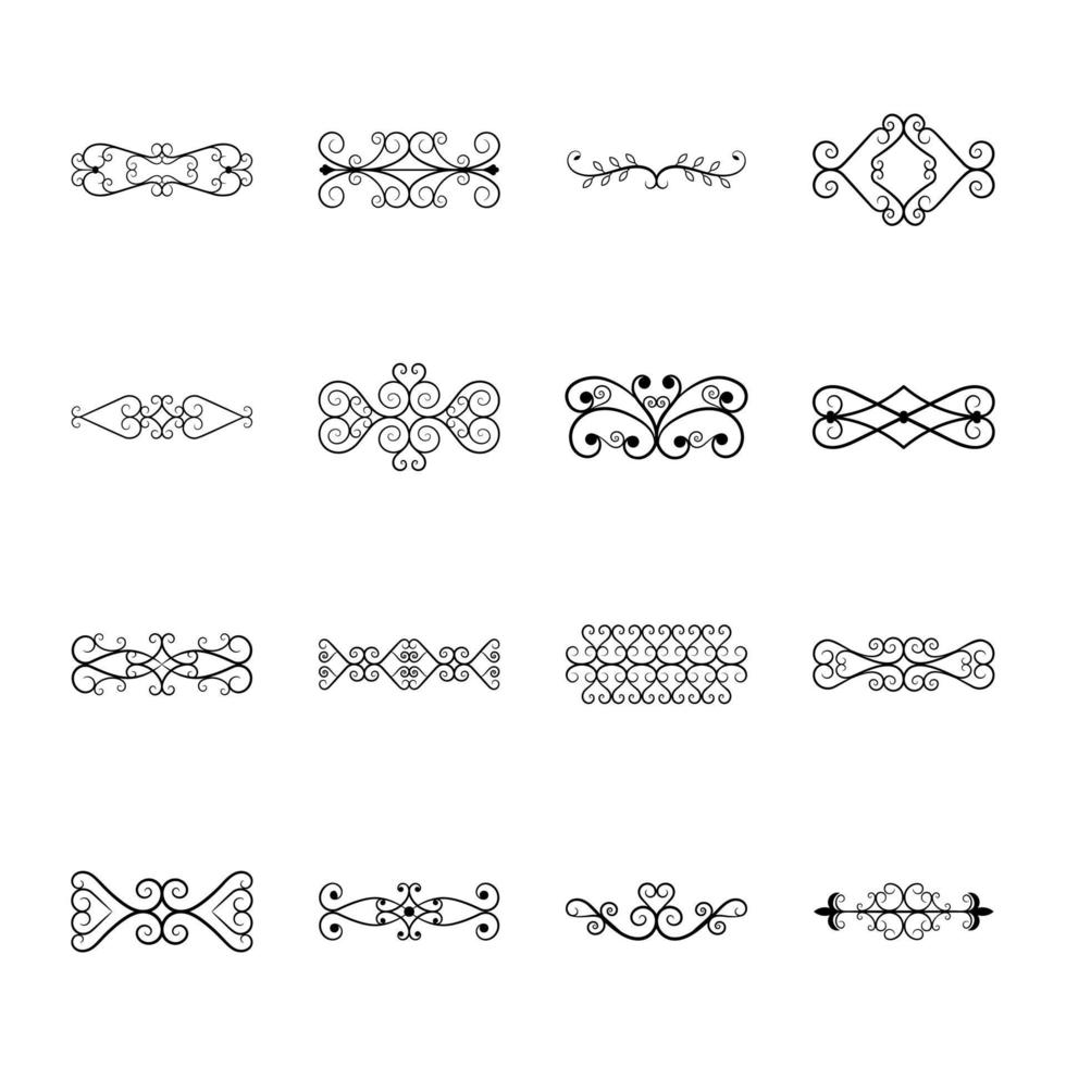 Decorative Elements Designs Vectors Pack