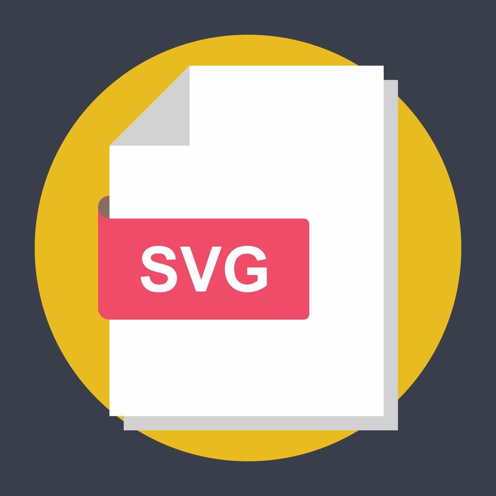 Trendy SVG File Concepts vector