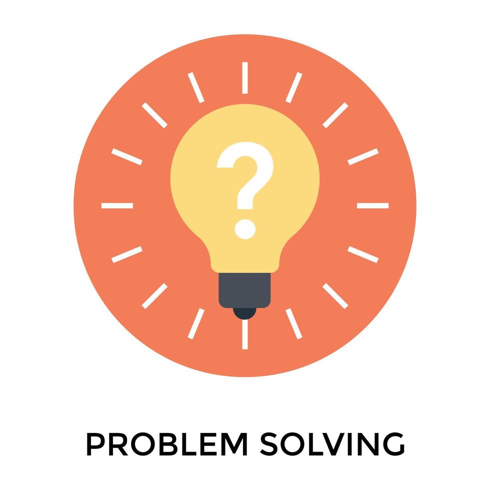 Trendy Problem Solving vector