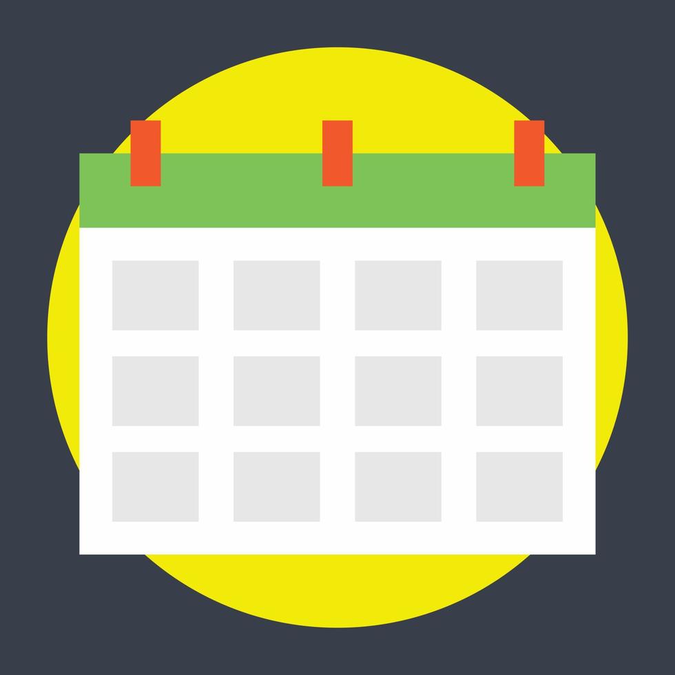 Trendy Calendar Concepts vector