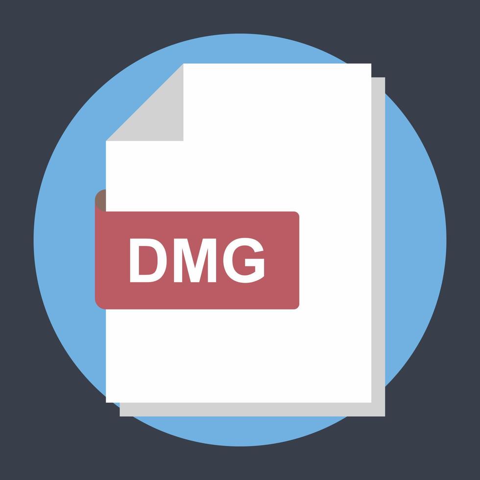 Trendy DMG File vector