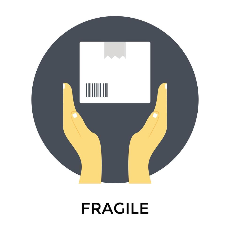 Trendy Fragile Concepts vector