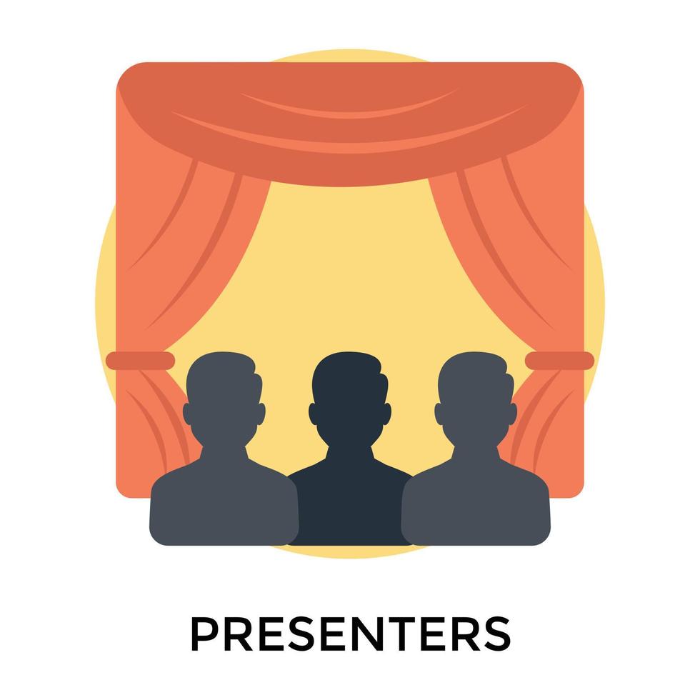Trendy Theater Audience vector