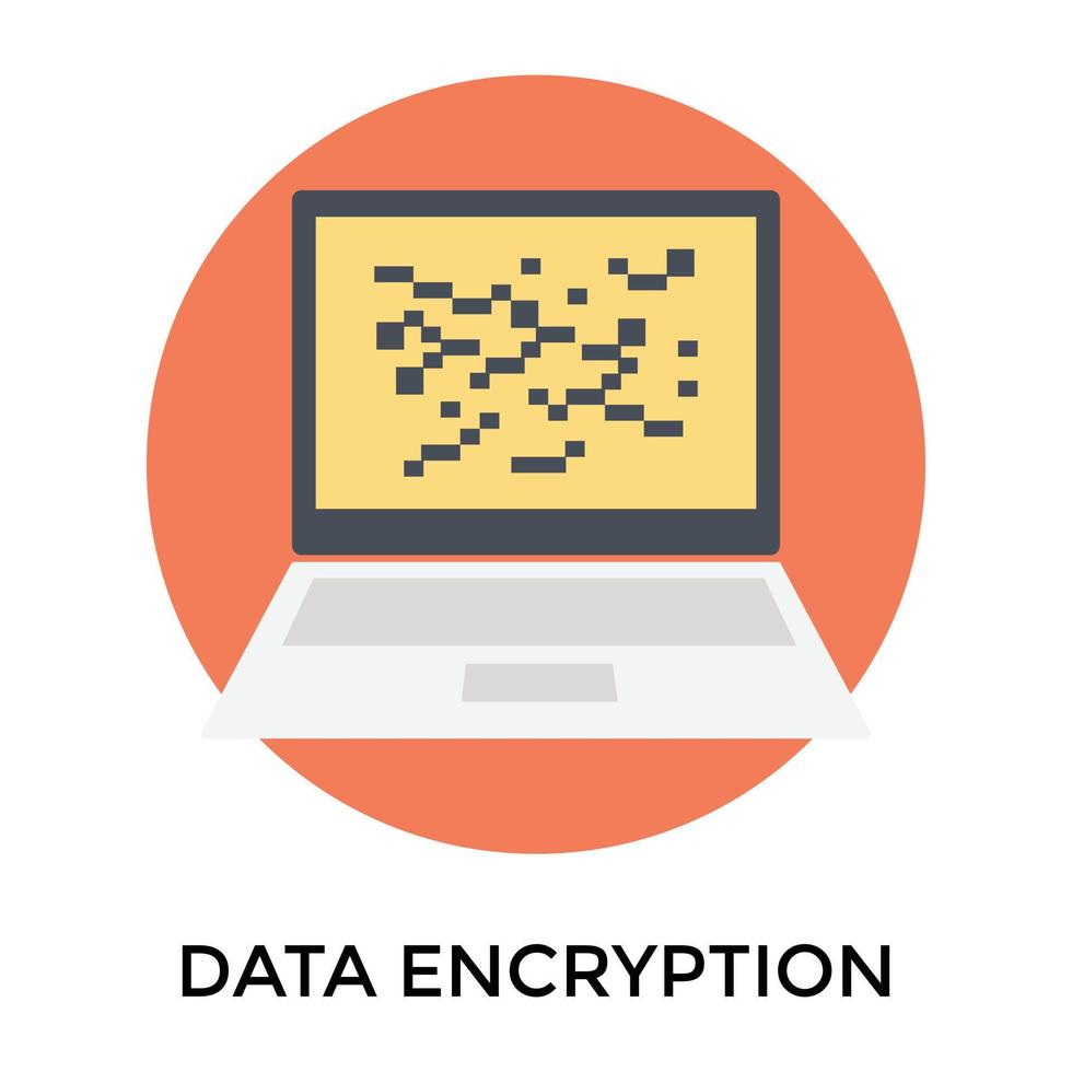 Trendy Data Encryption vector