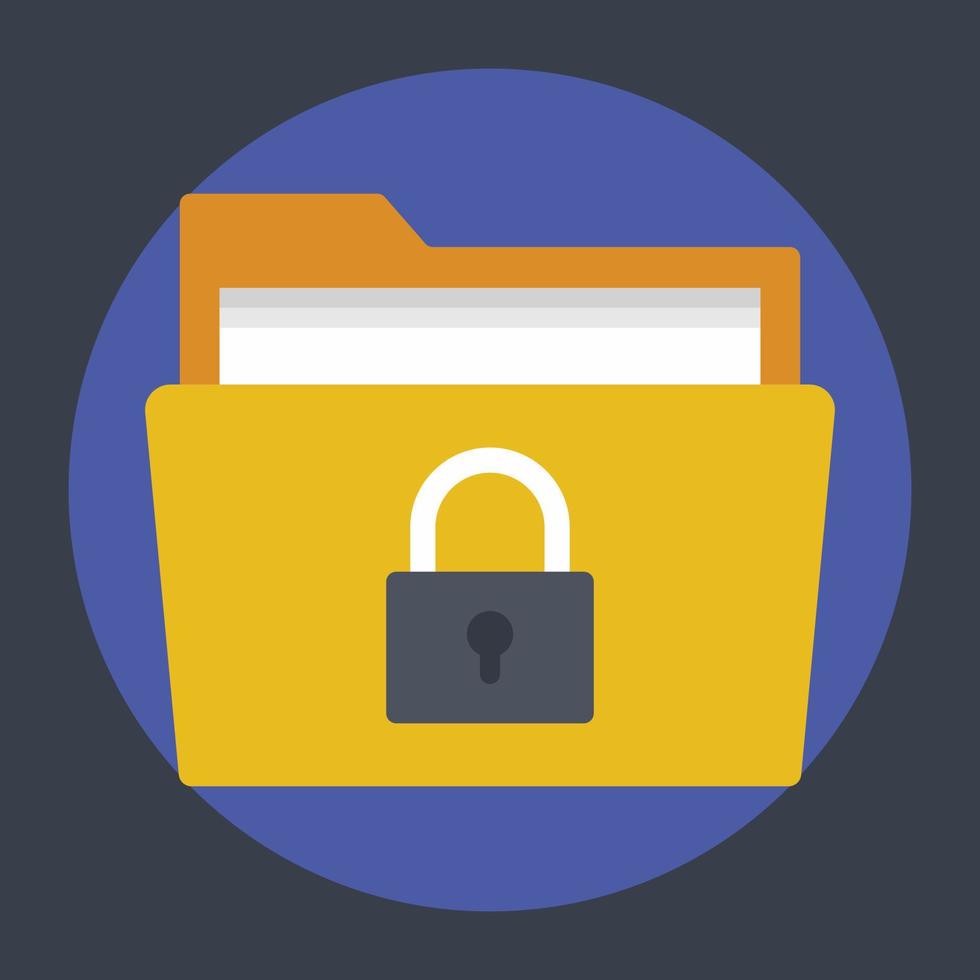 Trendy Password Protected vector