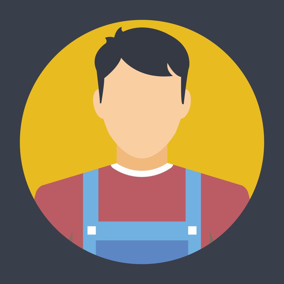 Man With Apron vector