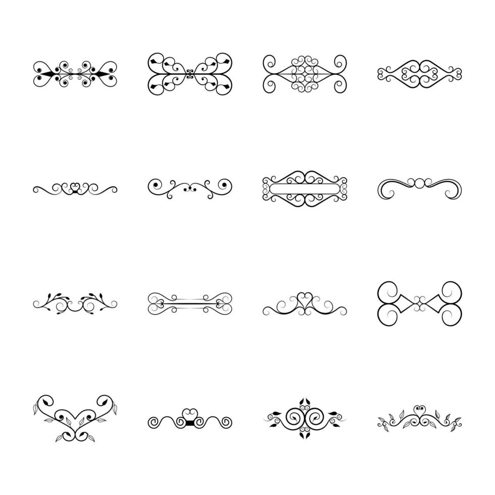 Calligraphic Designs Vectors Pack