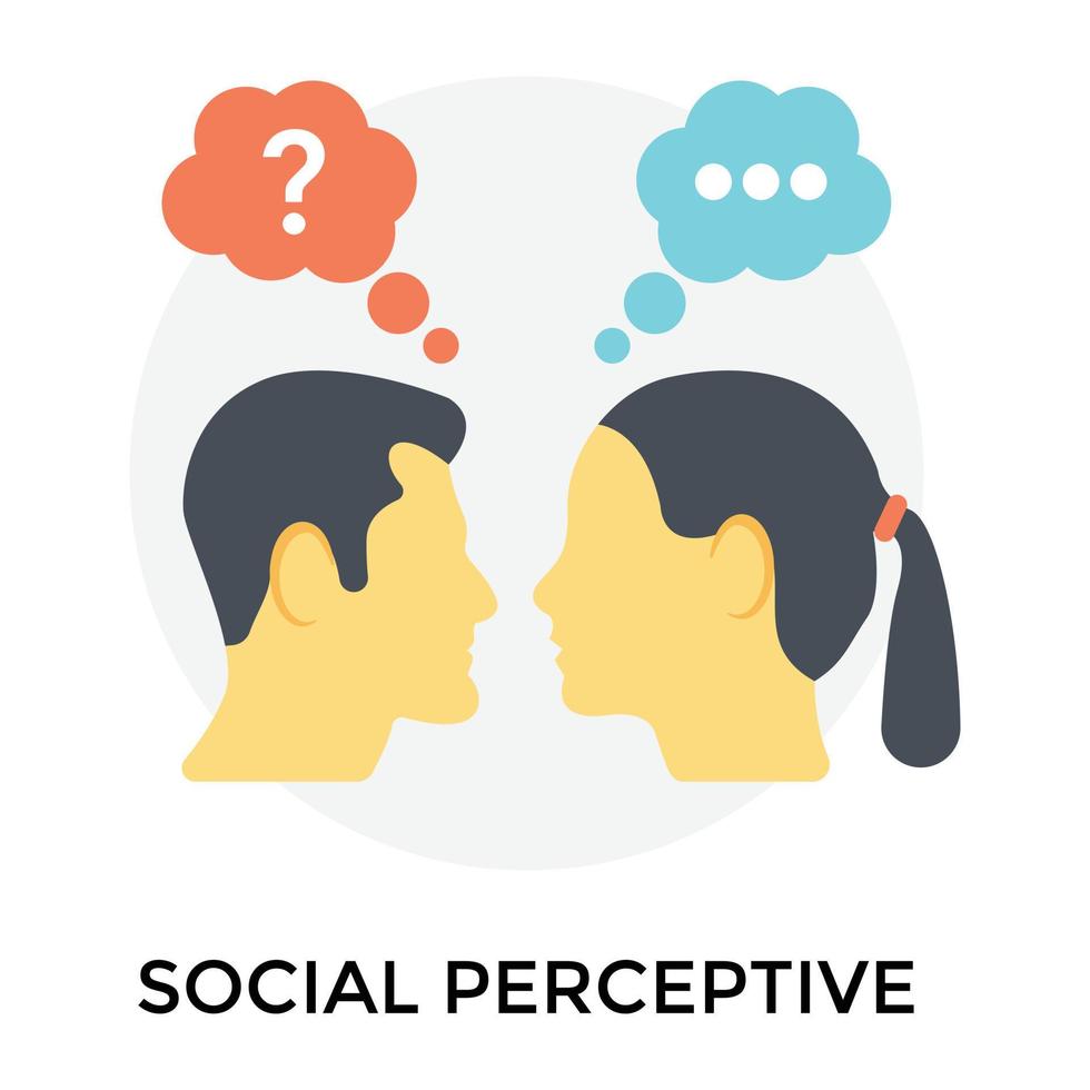 Trendy Social Perspective vector