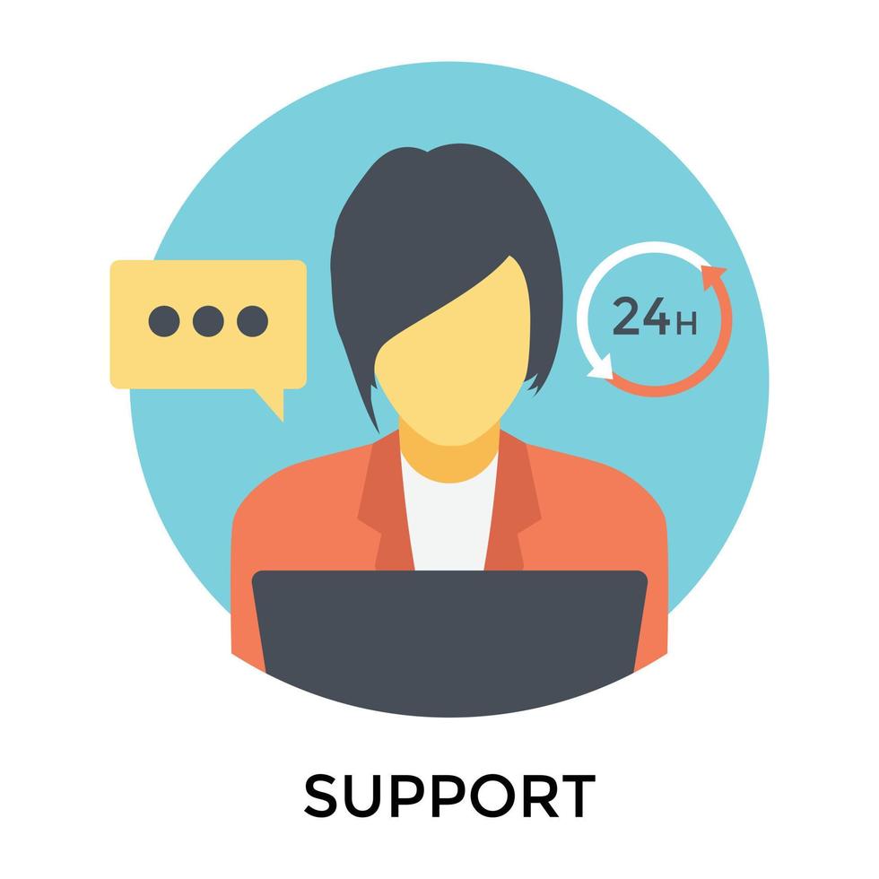 24 Hour Support vector