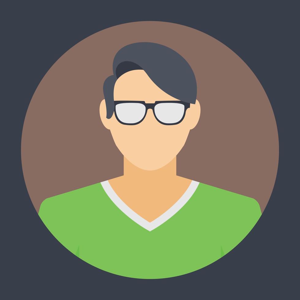 Man With Glasses vector