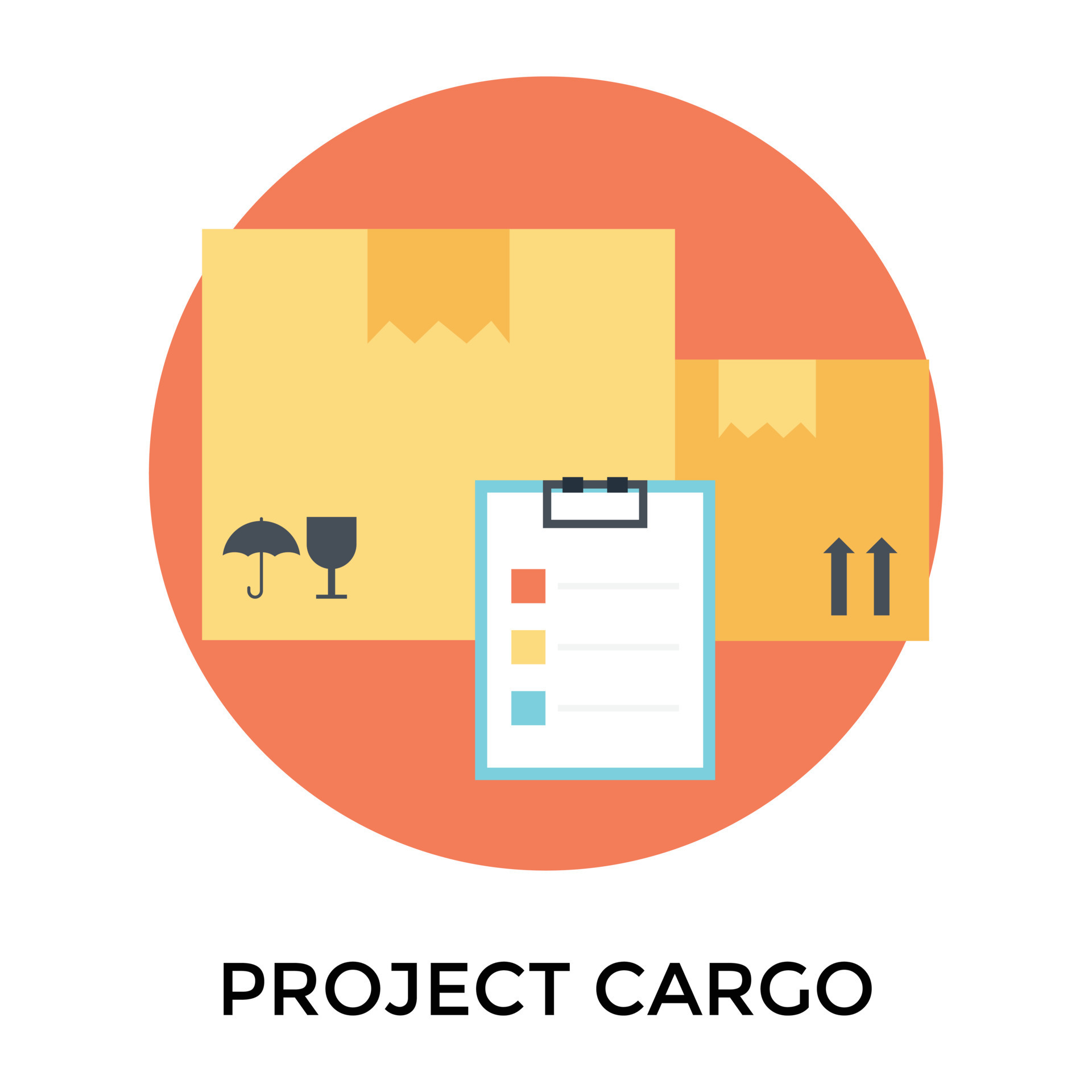 Trendy Project Cargo 15399808 Vector Art at Vecteezy