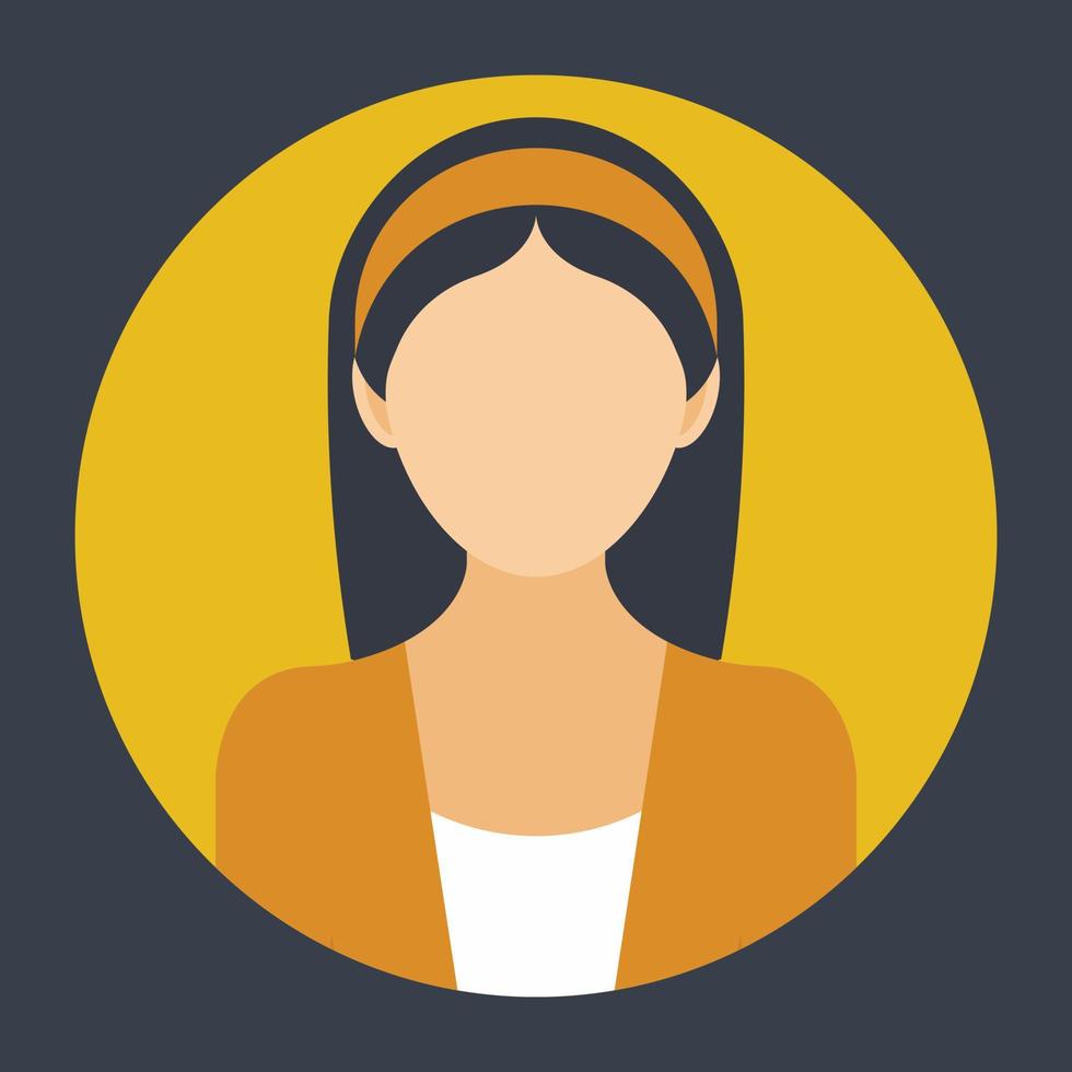 Trendy Female worker vector
