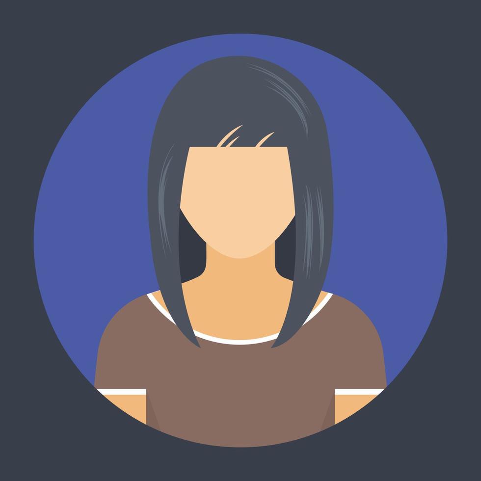 Trendy Teenage Girl vector