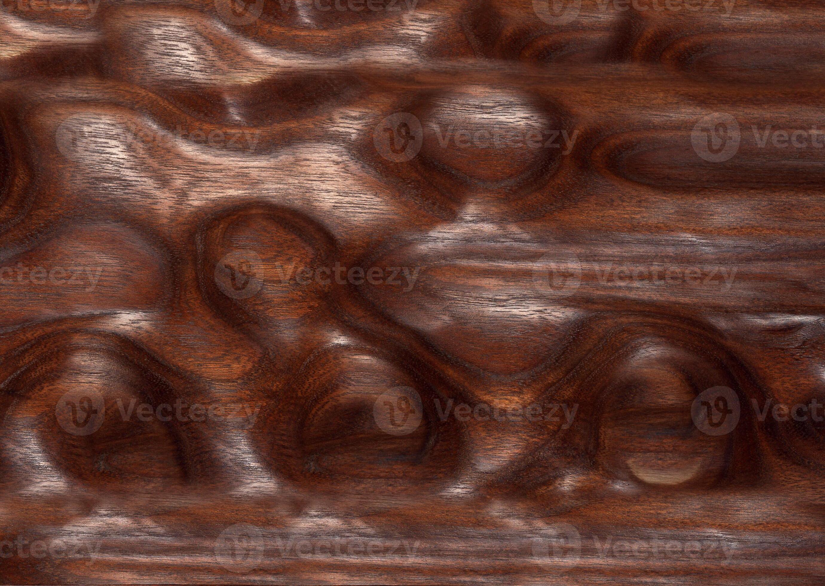 Wooden covering with a pattern and indentations on the surface 15400192