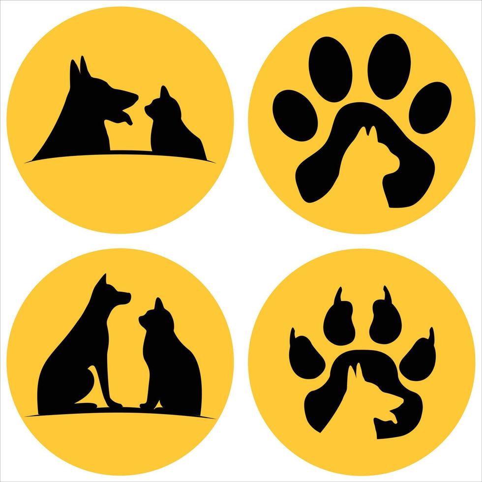 Dog and Cat vector